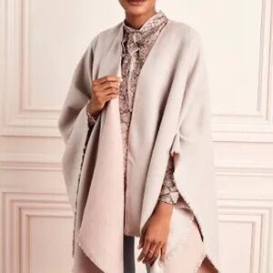 Stella & Dot Reversible Blanket Poncho